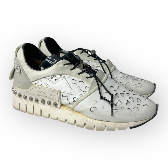 A.S. 98 Denalux Combi 10 Sneakers Bianco 39 - Picture 1 of 9